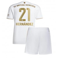 Bayern Munich Lucas Hernandez #21 Fotballklær Bortedraktsett Barn 2022-23 Kortermet (+ korte bukser)